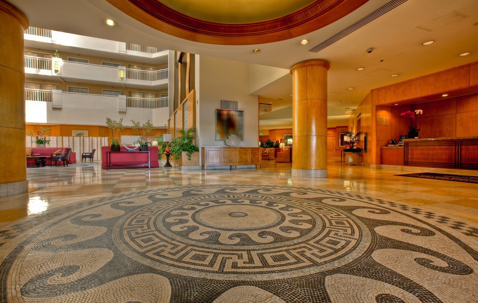 Отель Hilton Santa Monica Лос-Анджелес Интерьер фото